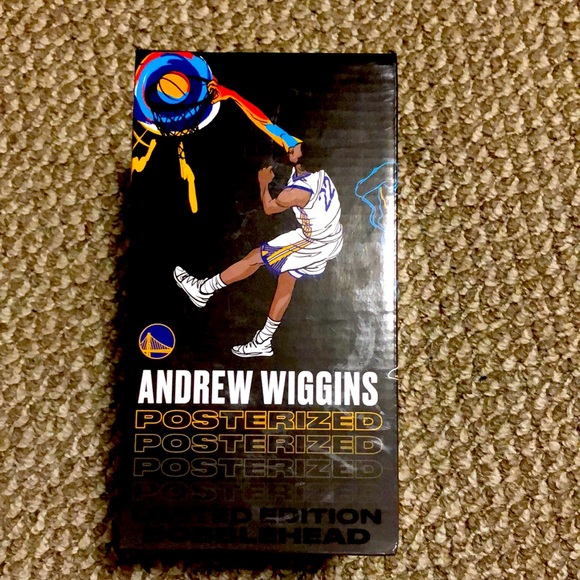 Warriors NBA Andrew Wiggins Posterized Limited Edition Bobblehead - Picture 2 of 4